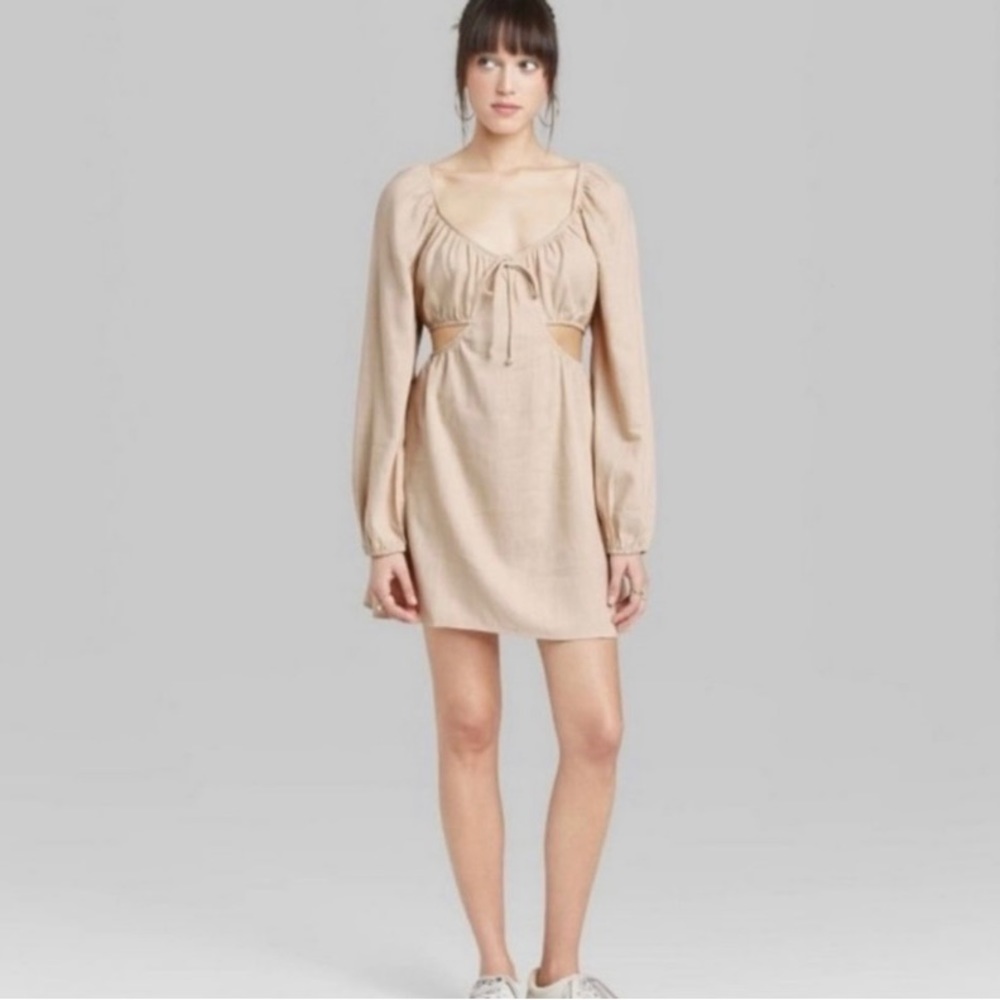 Tan dress